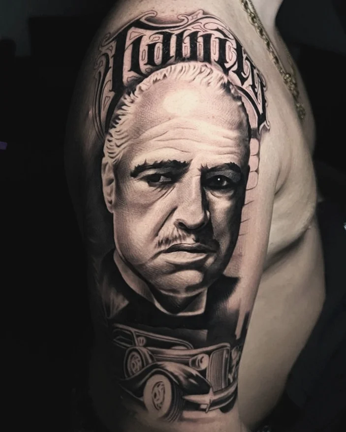 Tatuaje realista black and grey realizado en Black Rituals Tattoo, Málaga (4)