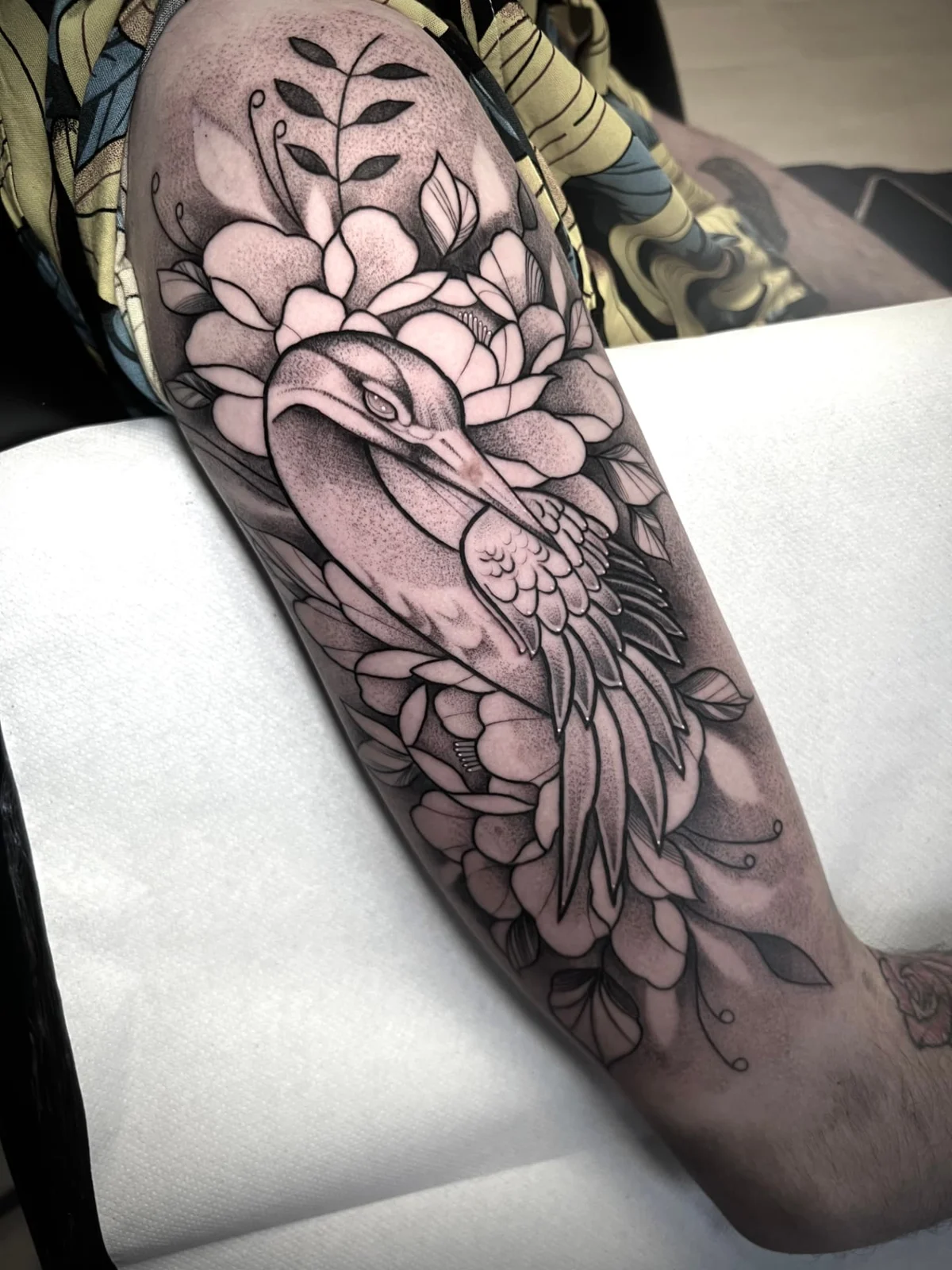 Tatuaje blackwork en tinta negra realizado en Black Rituals Tattoo, Málaga (7)