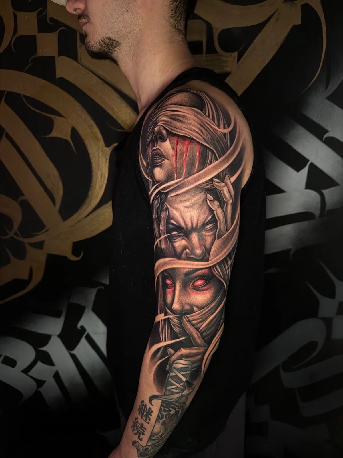 Tatuaje realizado por Jesús en Black Rituals Tattoo, Málaga