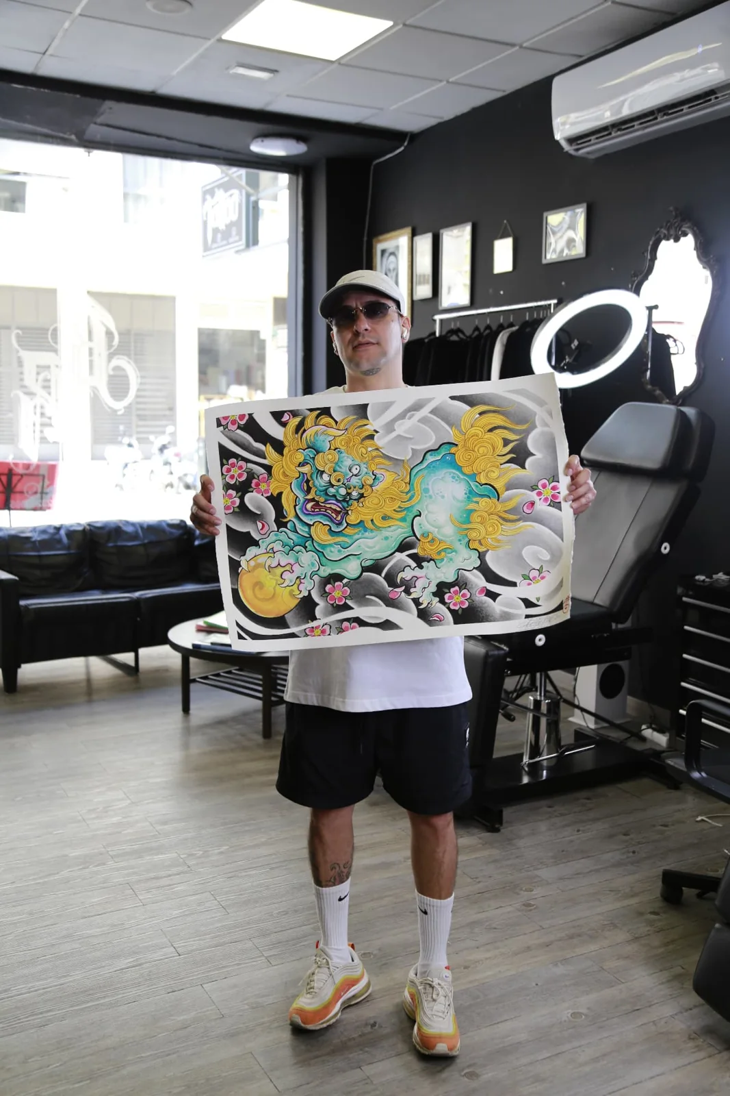 Diseño a color por encargo presentado en el estudio de Black Rituals