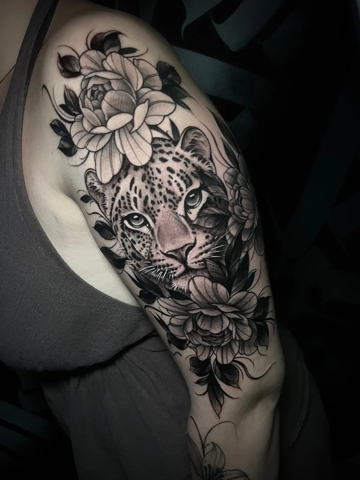Tatuaje realizado por Jesús en Black Rituals Tattoo, Málaga