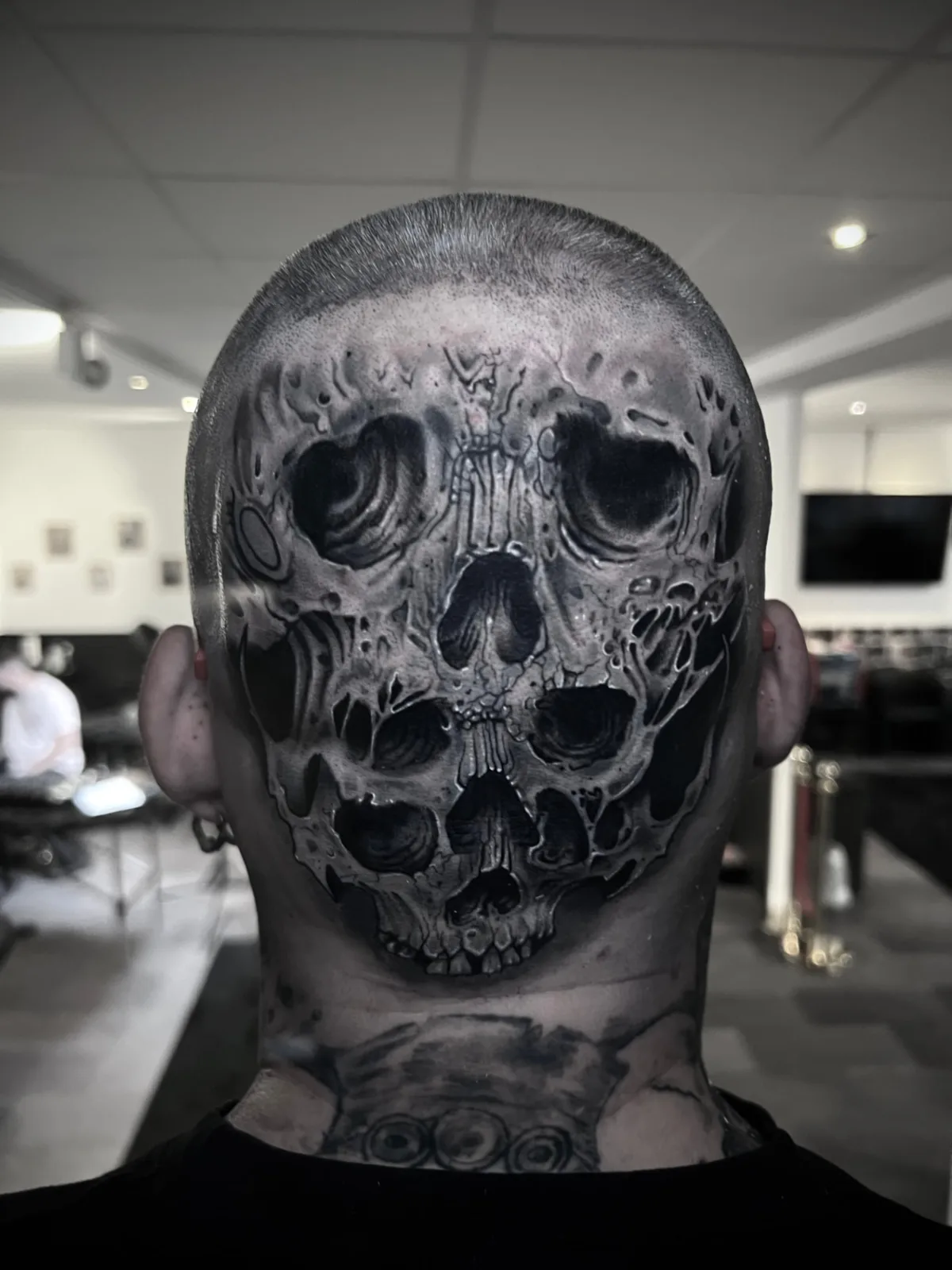 Tatuaje realizado por LYON en Black Rituals Tattoo, Málaga